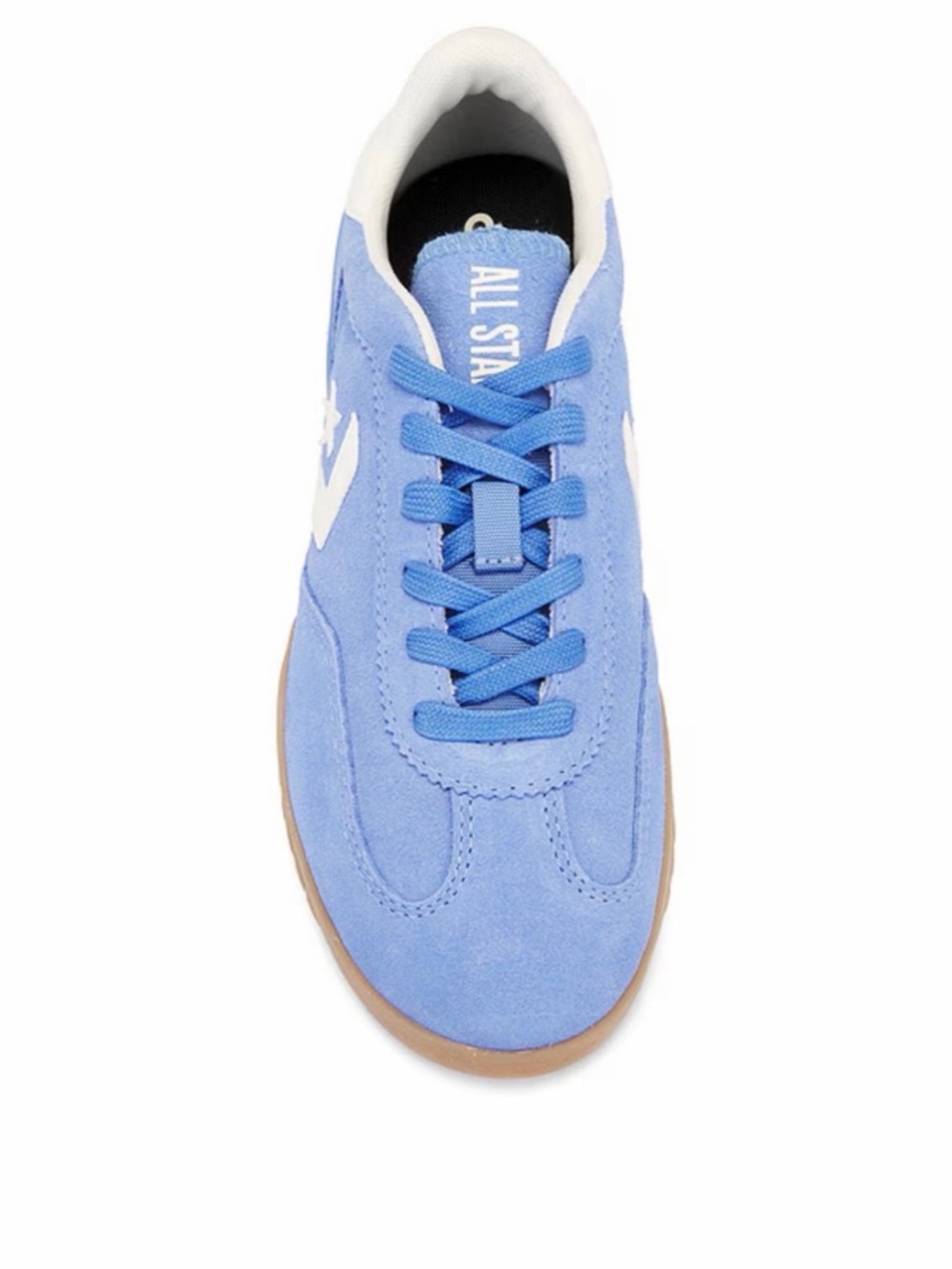 Converse Run Star Sneaker in Baby Blue Suede Women's 10 Mens 8.5 New - Picture 4 of 5